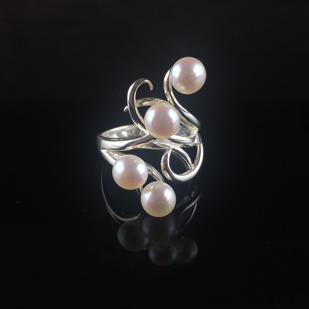 925 Silver Freshwater Pearl Ring